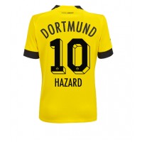 Borussia Dortmund Thorgan Hazard #10 Fotballklær Hjemmedrakt Dame 2022-23 Kortermet